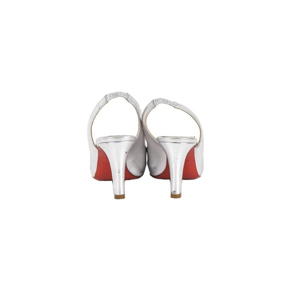 Christian Louboutin Heels 37.5 Metallic - Picture 3 of 4